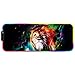 Produktbild DORRISO RGB Große Gaming Mauspad 800x300x3 mm Schreibtischunterlage XL Mousepad Wasserdicht Anti Rutsch Matte für Computer PC Professionelle Gamer Gaming Mouse Mat Löwe