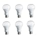 Philips 462036 LED Non-Dimmable A19 Frosted Light Bulb: 1500-Lumen, 5000-Kelvin, 14-Watt (100-Watt Equivalent), E26 Base, Daylight, 6-Pack