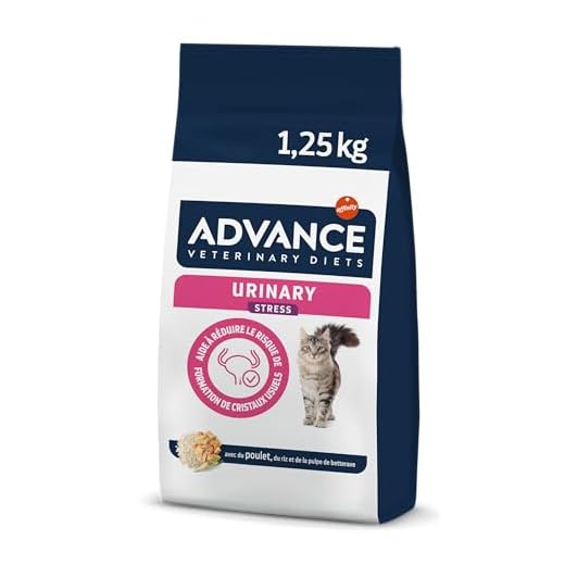 Advance Veterinary Diets Urinary Stress Croquettes pour Chat Adulte 1.25 kg