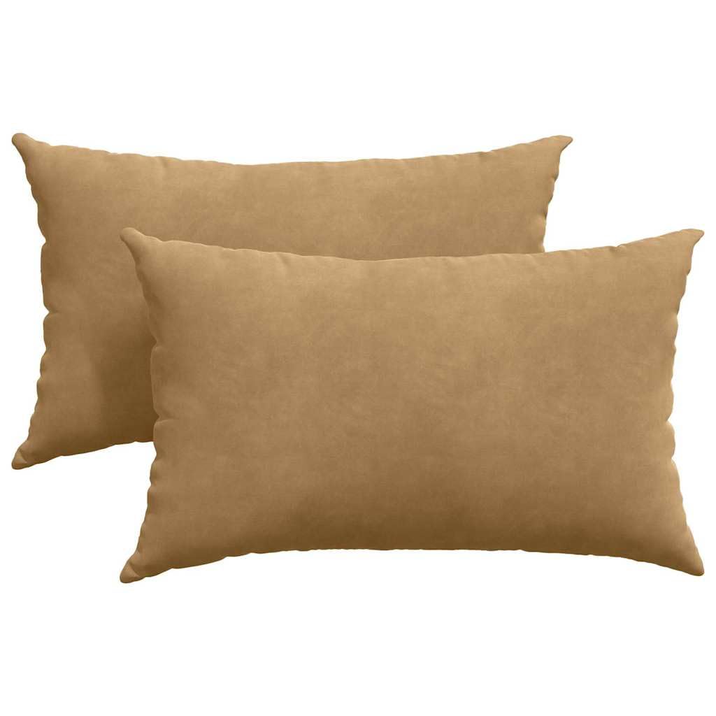 Coussins de canapé en velours côtelé pour un salon cocooning et chaleureux