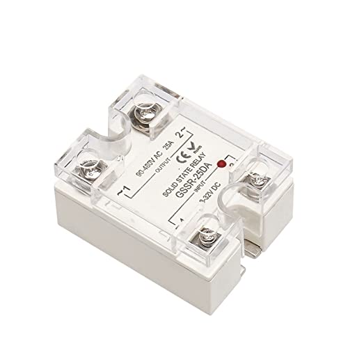 SSR 25DA 40DA relais à semi-conducteurs ca avec couvercle protecteur monophasé