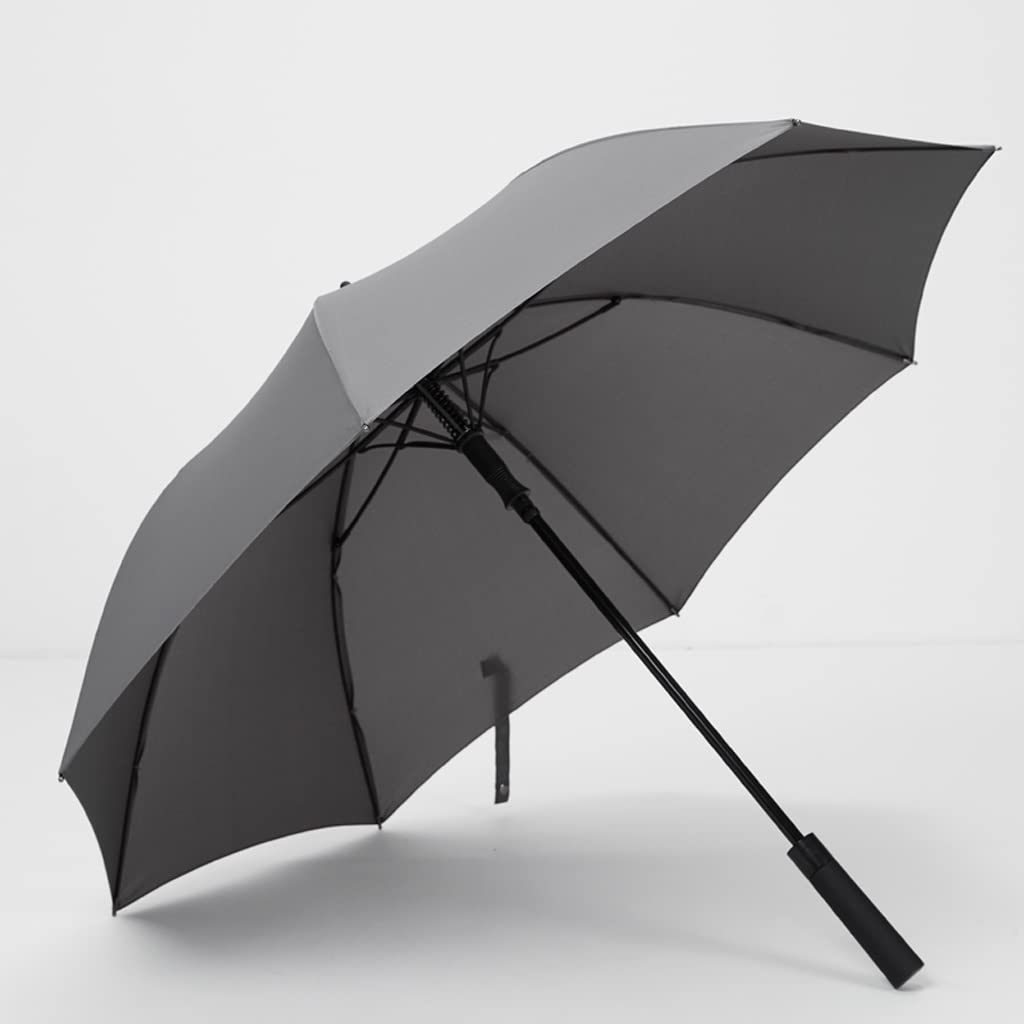 Parapluie de pluie résistant au vent avec grand manche solide