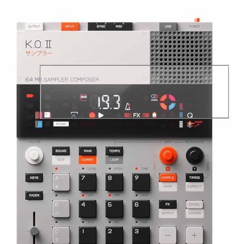 Puccy 3 Pack Screen Protector, compatible with teenage engineering EP-133 K.O.II TPU Film Guard （ Not Tempered Glass Protectors）