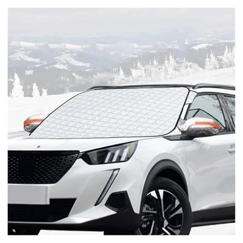 Housse de pare-brise pour Peugeot 2008 bâche hivernale sur mesure haute protection