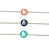 Pulsera De Bussy Pulsera Plata ángel camafeo Azul