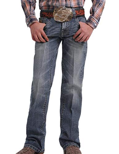 Cinch Boy's Relaxed Fit Dark Wash Jeans