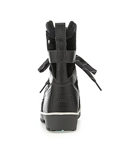 Sorel Kids Unisex Meadow Lace (Little Kid/Big Kid) Black/Dark Grey Boot4