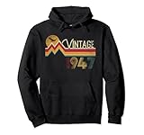 Photo Gallery 74th birthday shirt 1947 74 years old vintage retro style felpa con cappuccio Photo Gallery 74th birthday shirt 1947 74 years old vintage retro style felpa con cappuccio