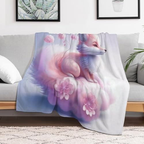 Couverture renard chaude et lavable pour des soirées cocooning sur le canapé - 3