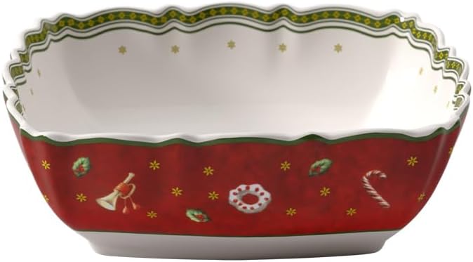 Villeroy & Boch Delight Serving Bowl, Red, Small