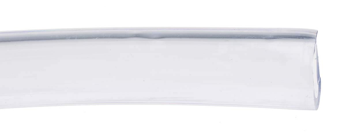 RS PRO Schlauch, Ø 12.5mm 19mm Klar PUR Übertragung 10 bar für Labor x 25m