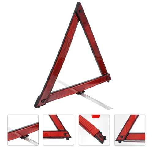 2 triángulos reflectantes de seguridad para auto miniatura 7