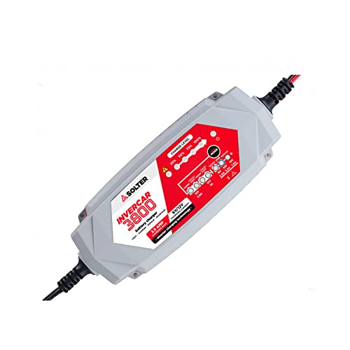 Solter - Cargador Inteligente de Baterías Invercar 3800 6/12V