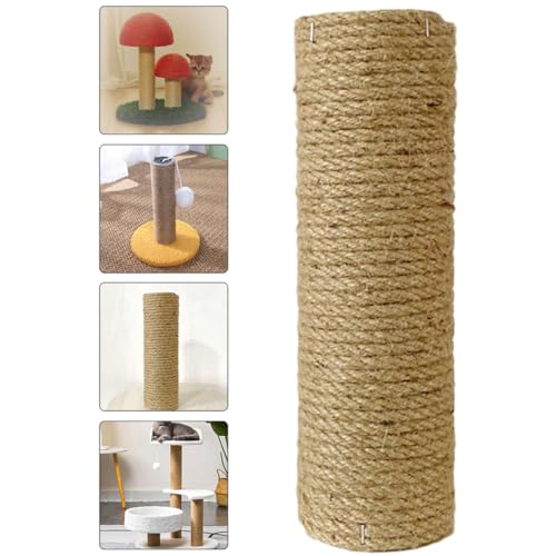 Poste Rascador para Gatos Cuerda Natural Sisal 7cm Diámetro x 35cm miniatura 5
