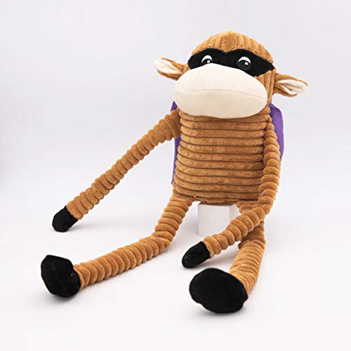 ZippyPaws Halloween Crinkle Monkey - SuperMonkey, Super Monkey