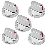Upgraded DG64-00472A Stove Knobs Compatible with Samsung Gas Range Oven Stove, Replace DG64-00473A, DG64-00347A, DG64-00347B, AP5949480, PS10058981, Fits FX510BGS, FX710BGS, NX58F5500SS