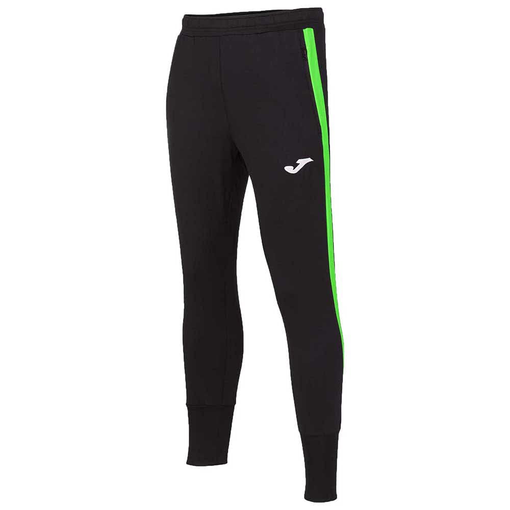 Joma Advance Men's Sports Trousers, Mens, Track Pants, 102233, Black-Fluorescent Green, XS