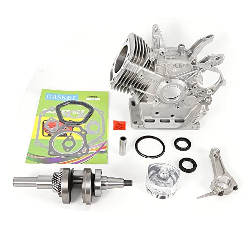 TITIDU Engine Block,Fit For Honda GX390 13HP & Crankshaft Piston Con Rod Gasket Rebuild Kit Block