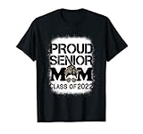Photo Gallery orgoglioso senior mamma classe di 2022 leopard messy bun maglietta Photo Gallery orgoglioso senior mamma classe di 2022 leopard messy bun maglietta