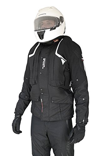 Helite Unisex-Adult Adventure Motorcycle Airbag Jacket (Black, Medium) #TOP4