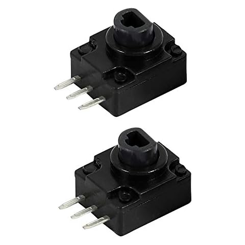 Qtrednrry 1 Set 2Pcs Black Replacement Repair Parts/Rt Button Keypad For Cover