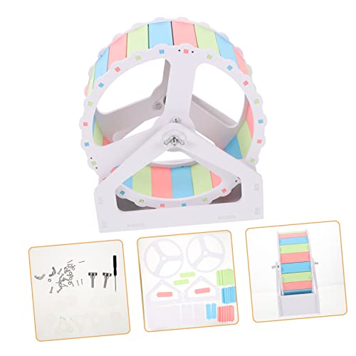 BESPORTBLE Large Hamster Wheel Set for Guinea Pigs Silent Exercise Toy for Small Pets