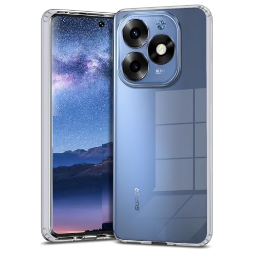 Image of COVERBLACK Rubber Back Cover for Itel S681L / Itel S23 Plus - Transparent