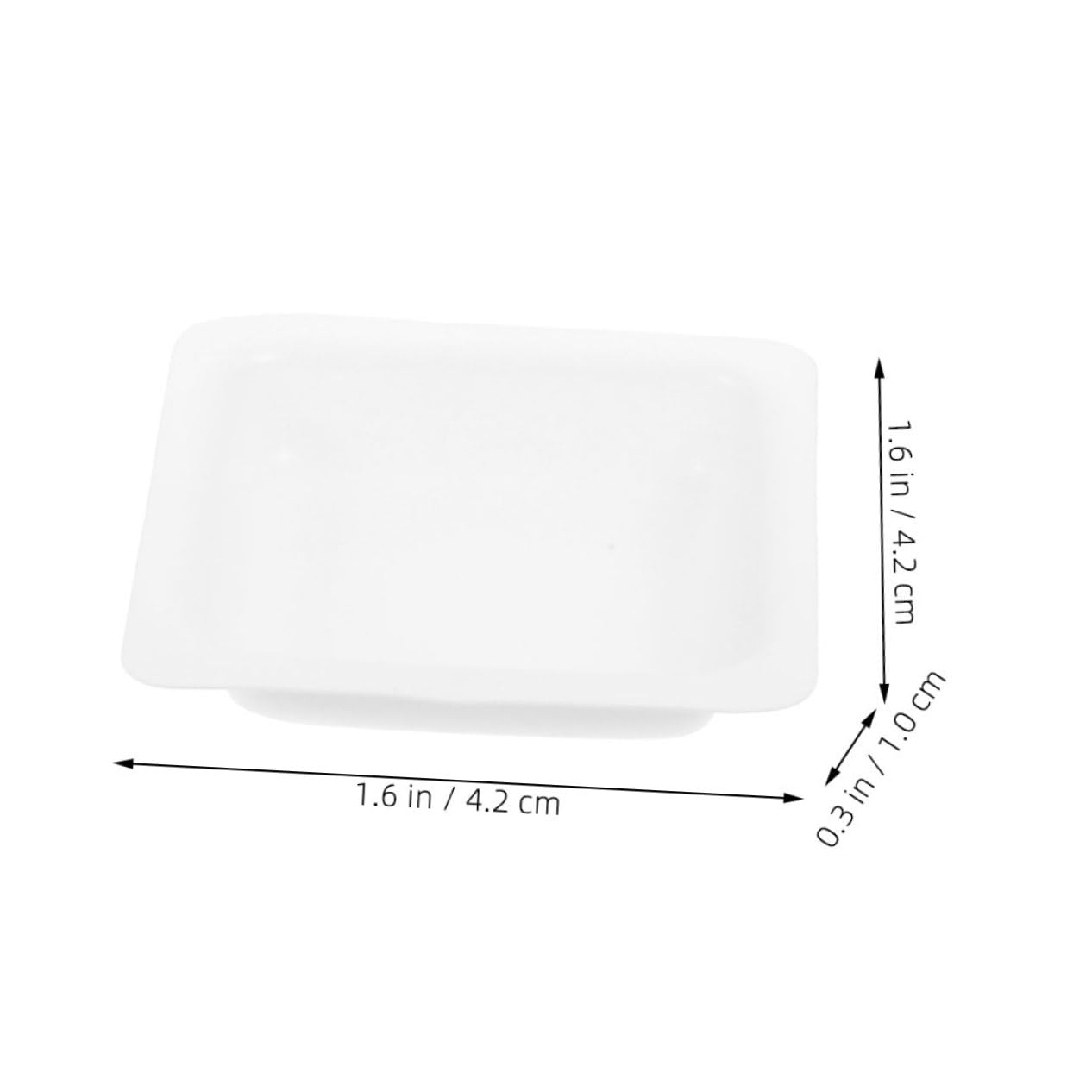 Cabilock 50pcs Scale Bowls for Lab Use Plastic Weighing Trays Sample Weighing Boats Sturdy Multiple Applications