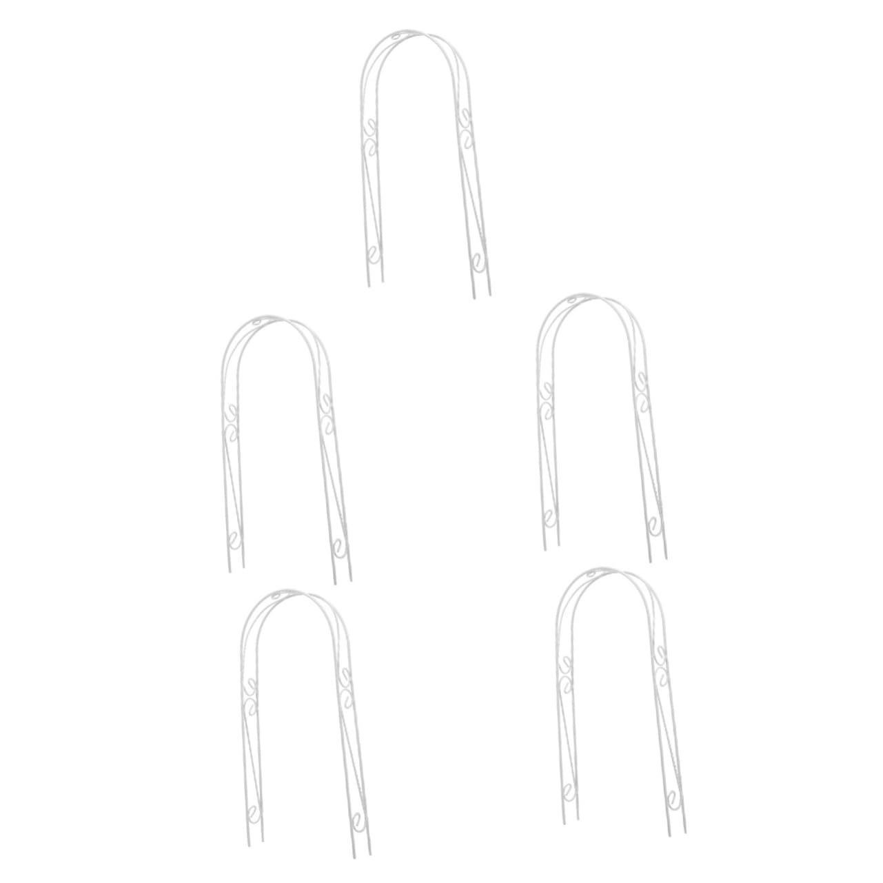 BESPORTBLE 5 Pièces Tuteurs pour Plantes d'intérieur Filets Treillis végétal Accessoire Jardinage Accessoires Jardinage Arche végétale pour Support Plante d'intérieur Poteau de Mousse Pliable