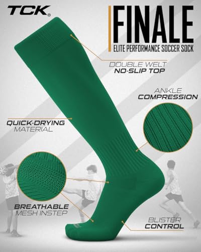 Image of Finale Soccer Socks Youth & Adult | Knee High Men's & Kids Soccer Socks | Stretch Fit for Shin Guards | Made in the USA
