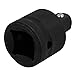Aexit 3/4' Square Hand Operated Tools Hole 1/2' Square Head CR-V Black Extension Adapter Impact Socket Model:76as232qo78
