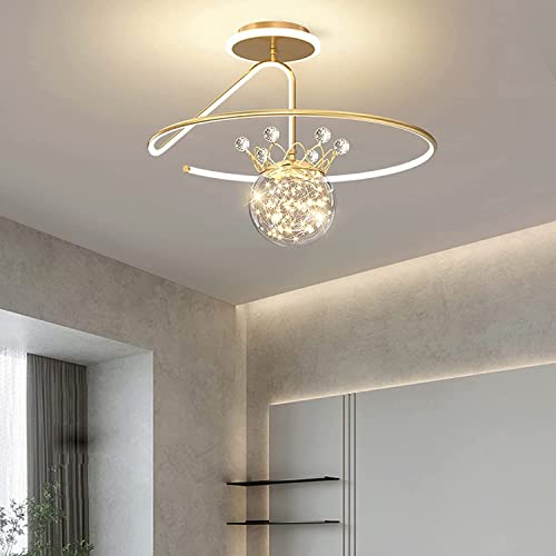 Lustre gypsophile LED pour salle à manger et salon au design chaleureux