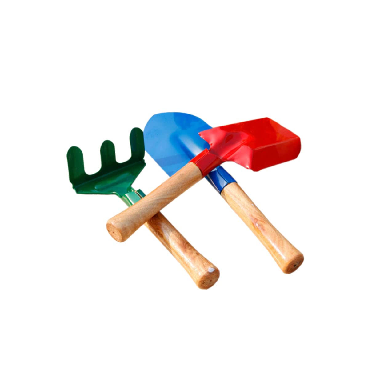 BESPORTBLE 2 Ensembles 3 Pièces Pelle De Jardin Pratique Mini Râteau De Jardin Mini-Jouets pour Enfants Pelle De Jardinage pour Enfants Mini Outil De Jardin Mini-kit Trousse Enfant