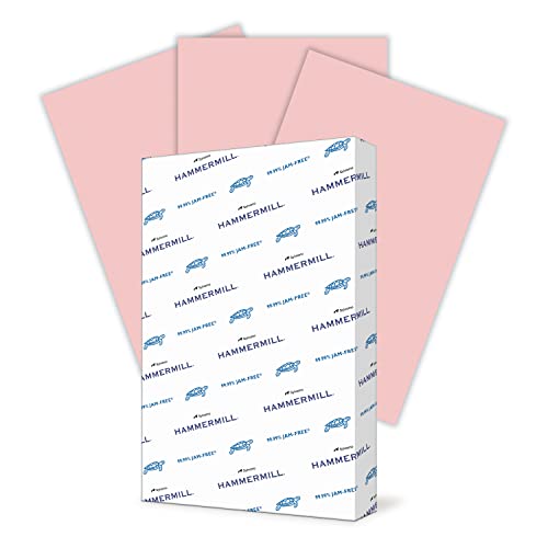 Image of Hammermill Colors Pink, 20-Pounds, 11x17, Ledger, 500 Sheets /1 Ream (102368R)