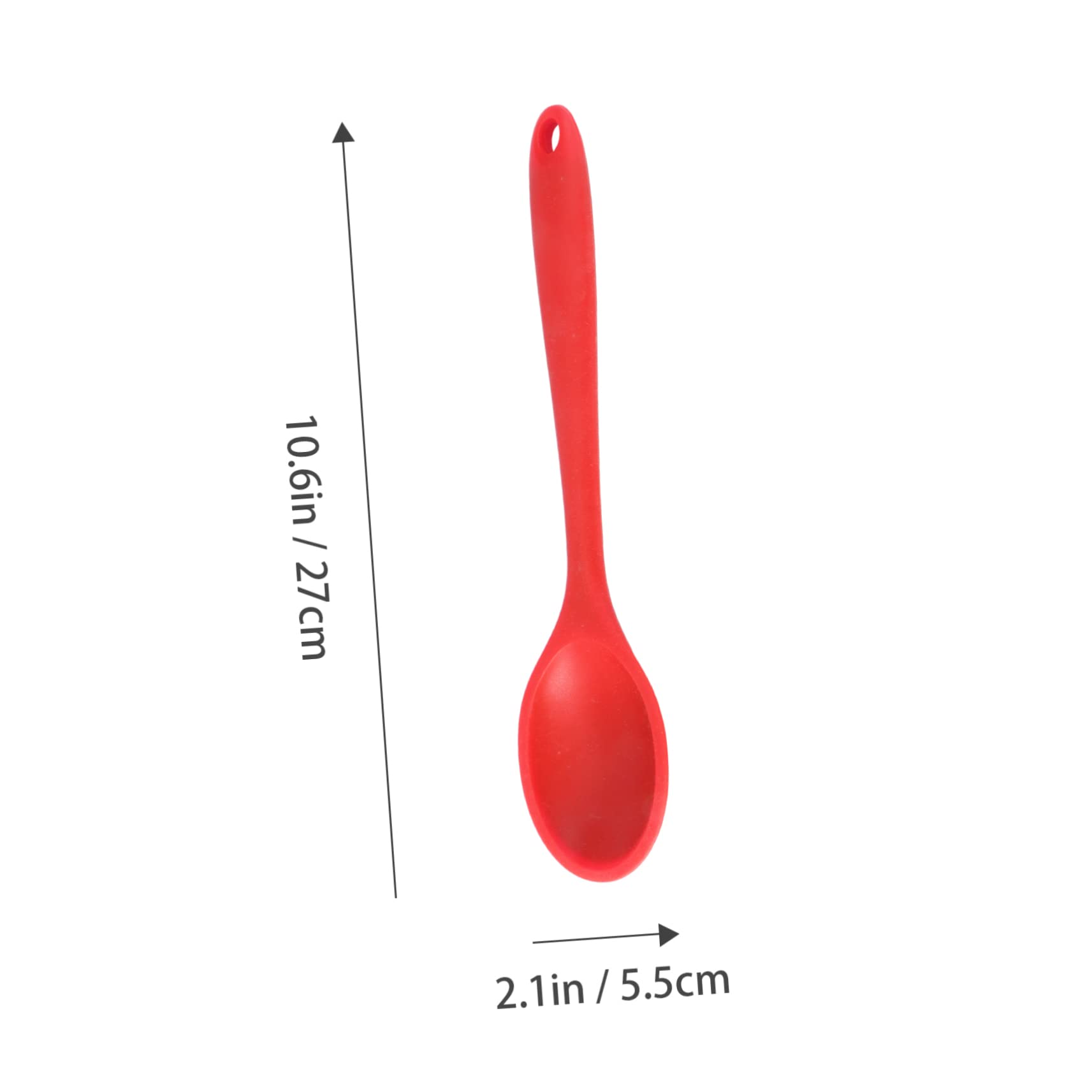 SOLUSTRE 2pcs Food Grade Spoon Long Handle Serving Scoop for Kitchen Creative Tableware for Home Restaurant Use Random Color Random Color