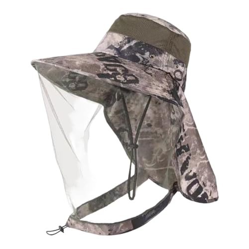 Cappello da Donna a Tesa Larga, Traspirante, a Tesa Larga, Regolabile, per Apicoltura, Escursionismo, Viaggi, Ciclismo, Golf, Agricoltura