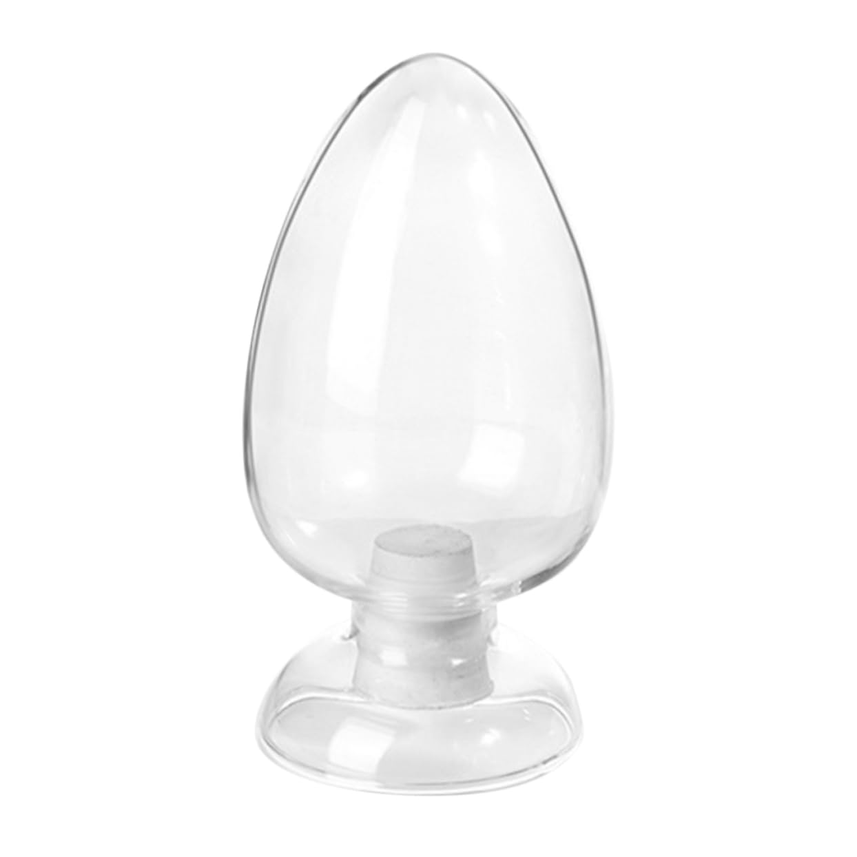 Cabilock Lot De 3 Flacons De Stockage Coniques En Verre Avec Bouchon Bocal De Stockage Déchantillons Pour Laboratoire/maison Étanches Et Robustes