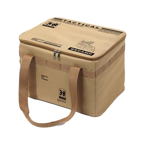 Boîte de rangement camping en tissu Oxford imperméable avec sangles