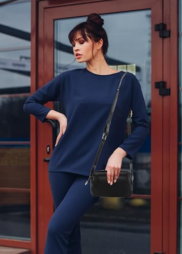 Women's Crossbody Handbags Classic Medium Crossbody Bag with Adjustable Strap and Zipper Pockets2