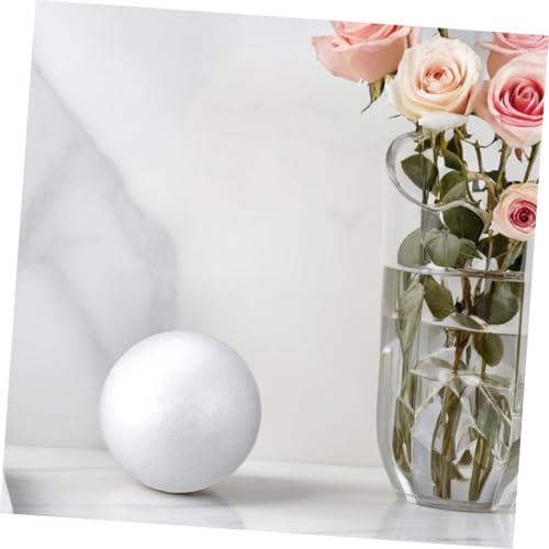 Boules en mousse ronde blanche POPETPOP support suspension accessoires vitrine - 6