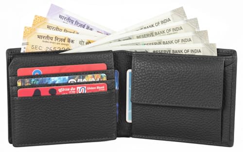 Image of NAPA HIDE Leather Wallet for Men (Black)