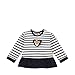 Steiff Baby-Mädchen mit süßer Teddybärapplikation Sweatshirt, Navy, 056