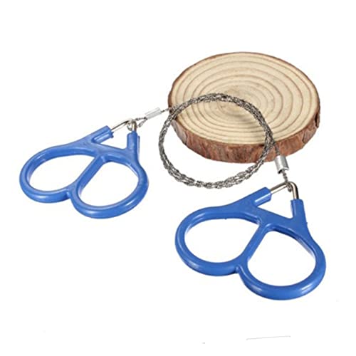 KOMBIUDA Survival Wire Saw Stainless Steel Wire for Emergency Kit Outdoor Gear Tree Cutting Equipment Wire Cable Compact Lightweight