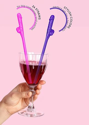 Pitillos divertidos para despedida 24 piezas miniatura 3