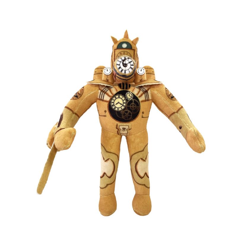 Plush Titan Clockman Plush Doll Funny Stuffed Anime Game Plush Figure Toys Gift for Fans Aldults
