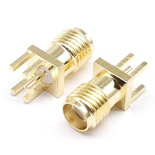 Connecteur SMA femelle en cuivre espacement 1.6mm pour PCB