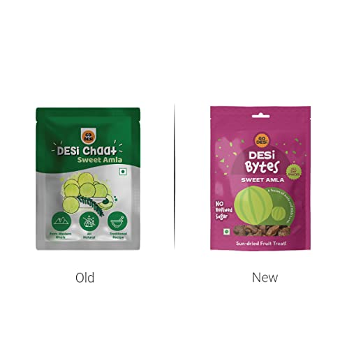 Image of GO DESi Sweet Amla Candy | Pack of 10 x 30g | Dried Gooseberry | Snacks | 300 g (Pack of 10)