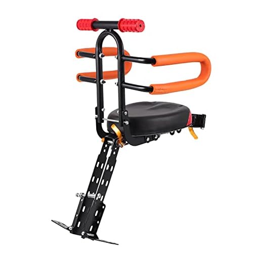 BESPORTBLE Cykel barnsadel cykel frammontering barnsäkerhetsstol (blandade färger)