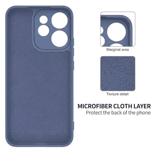 Image of Back Cover Compatible with Oppo Reno15 Pro 5G / 15 Pro Mini 5G | Full Camera Protection | Premium Liquid Silicon Case | Flexible Bumper Case for Oppo Reno15 Pro 5G / 15 Pro Mini 5G (Blue)