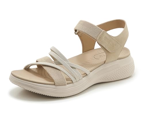 Meik Mangni Sandalias Mujer Talla 41 Beige